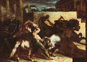  Theodore   Gericault The Race of the Barbary Horses China oil painting reproduction